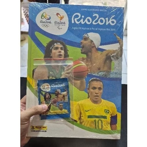 Album de figurinhas Rio 2016 olimpíadas lacrado capa dura