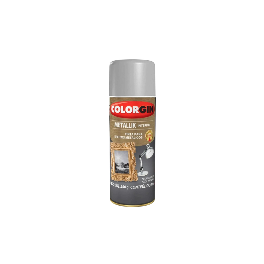 Colorgin Metallik 350ml Tinta Metalizada Para Gessos