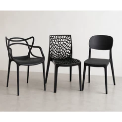 QUEIMA DE ESTOQUE -KIT DUAS UNIDADES Cadeiras Allegra-Gruvyer-Nana Design Moderno e Sofisticado
