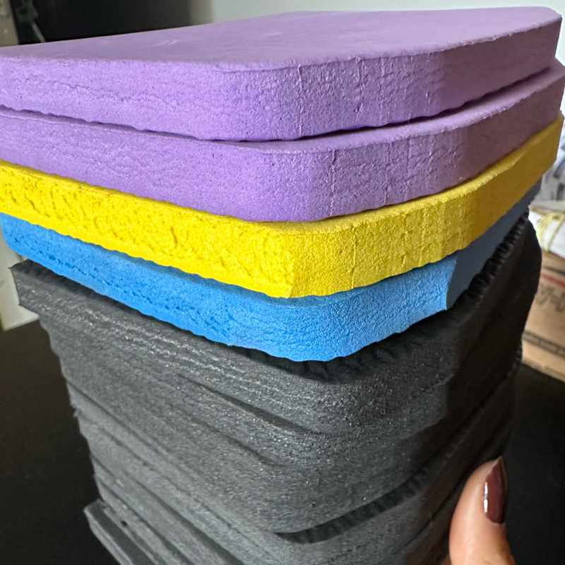 Kit 5 Espatula EVA Aplicador de Massa Rejunte Piso Azulejo Borracha Reforma Construção