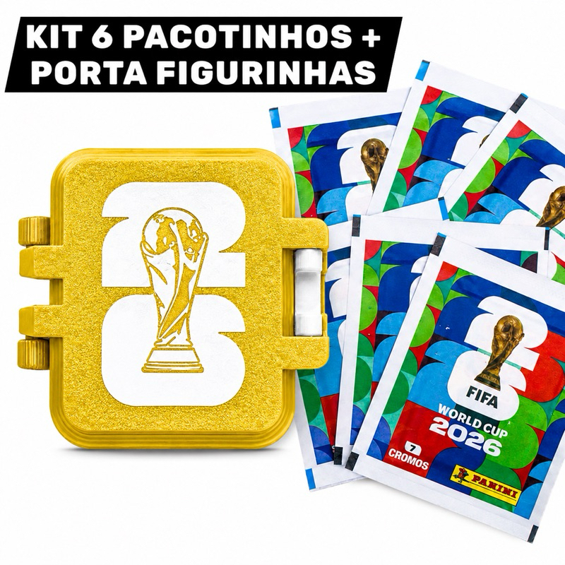 Figurinhas Copa do Mundo 2026 Produto Original Complete seu album 5/10/15 pacotes