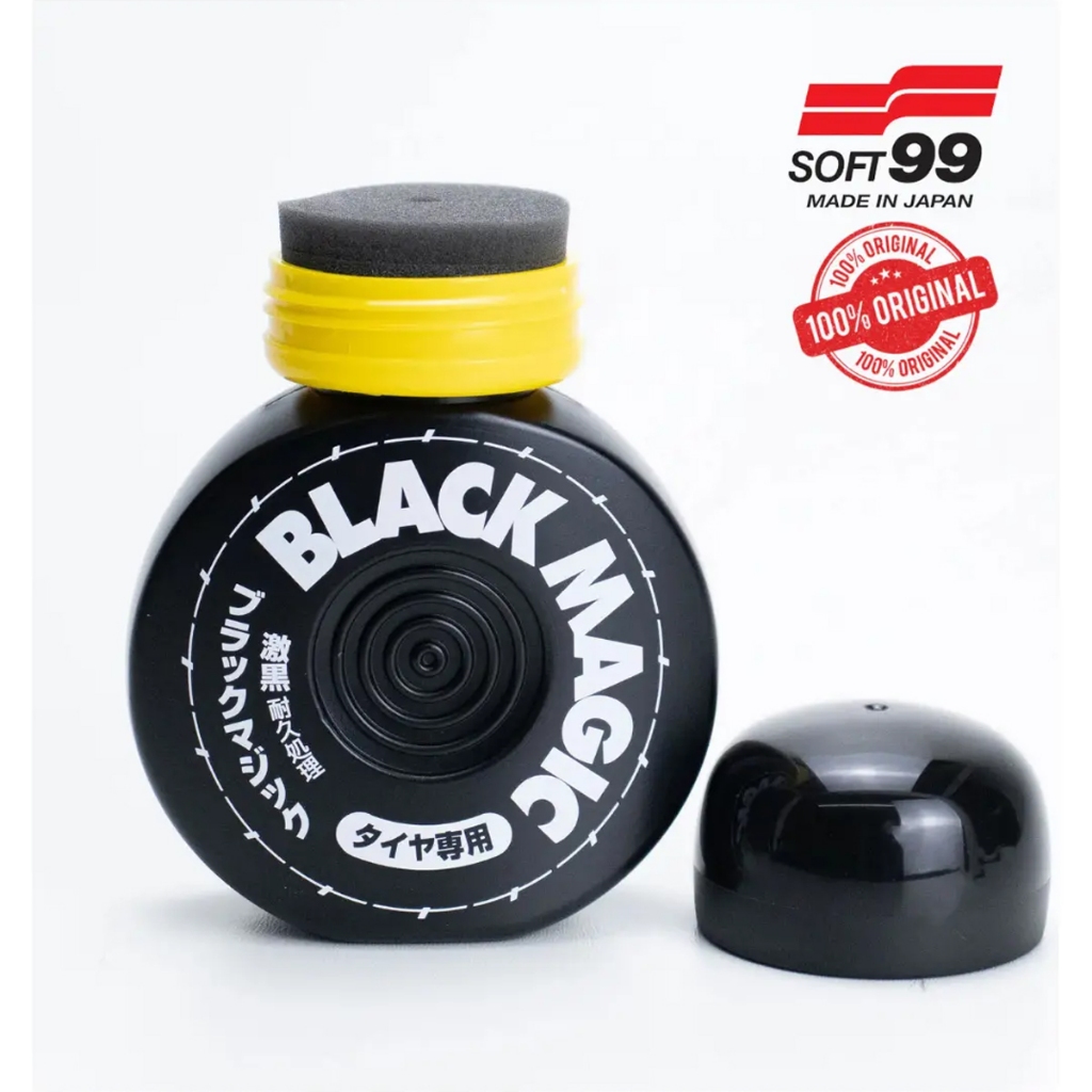 Pretinho Mágico Black Magic Soft99 Efeito Molhado Pneu Hidrorepelente