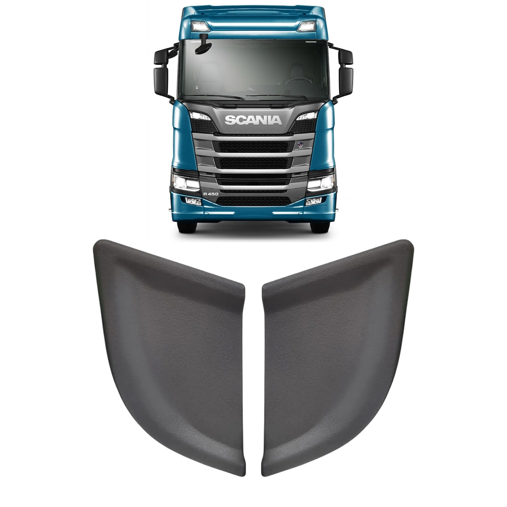 Tampa Moldura Farol Milha Auxiliar Scania S7 P G R S 2019 em Diante