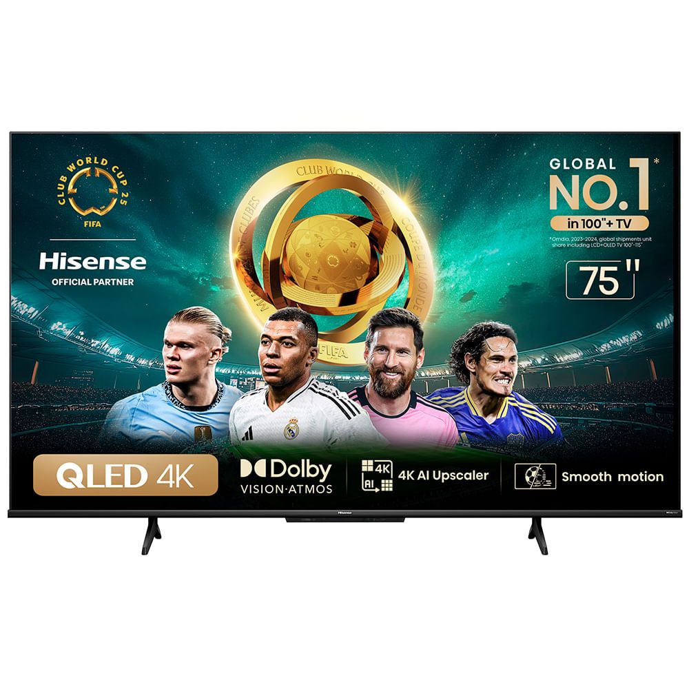 Smart Tv Hisense Qled 4k Uhd 75" 75q6n Polegadas com Wi-fi