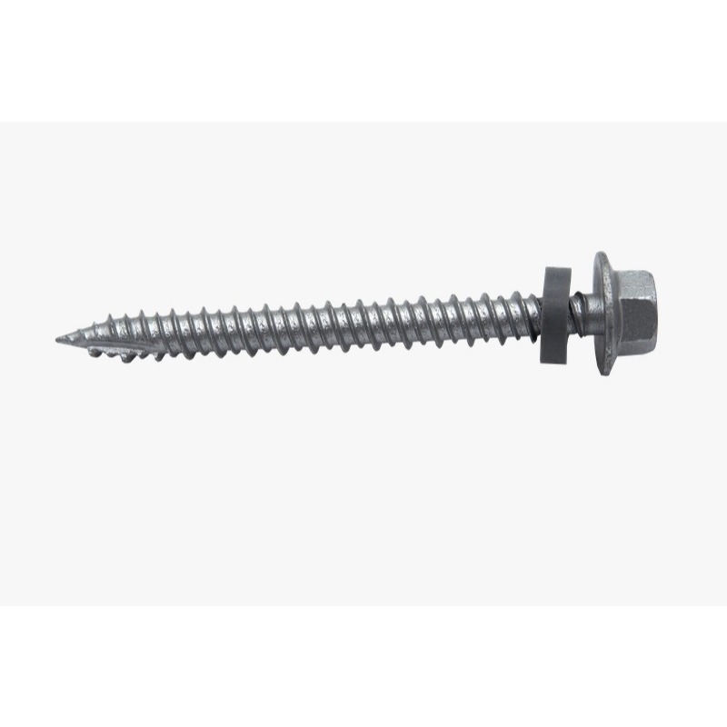 Parafuso Telha Sanduíche Estrutura Madeira Autoperfurante Ponta Ogivada 12x2.1/4 (5,5x57mm) Kit 50,100 e 250 Unidades