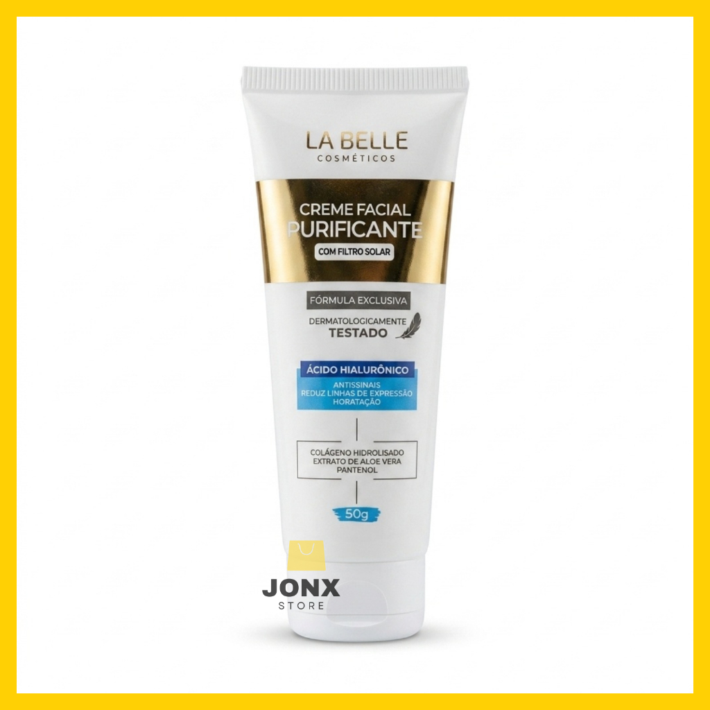 Creme Facial La Belle Paris 50g Purificante Com Filtro Solar Testado Dermatologicamente