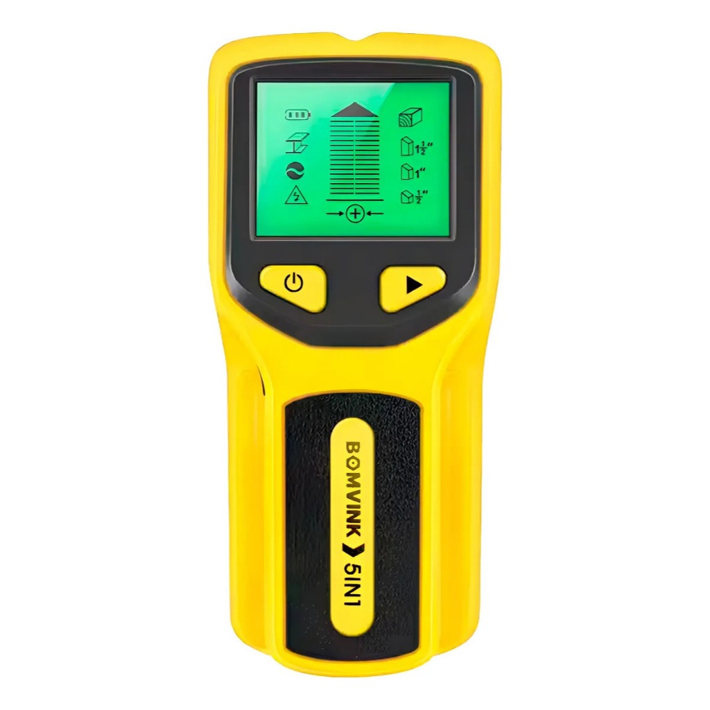 Detector de Parede 5 em 1 BOM-6816 Scanner Digital Fios Metais Madeira Cano Tubo Elétrico