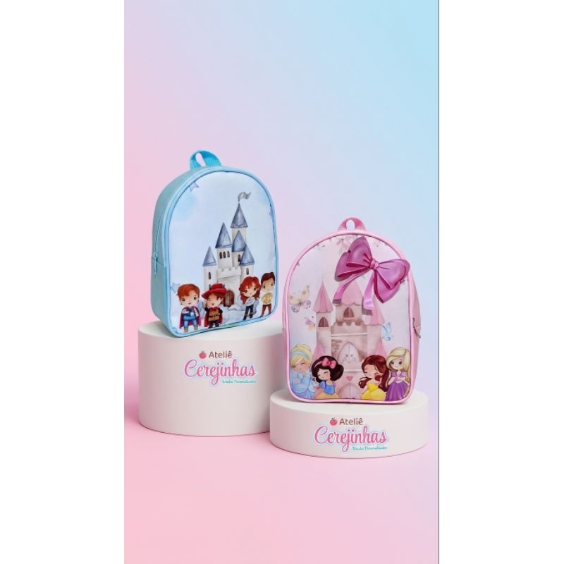 Mochilinhas princesas e Príncipes
