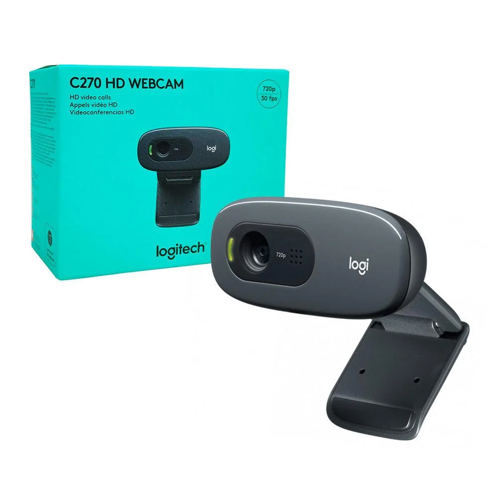 C270 HD WEBCAM LOGITECH - PRODUTO HOMOLOGADO PELA ANATEL