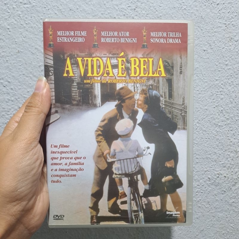 DVD A Vida é Bela 1997, Roberto Benigni Dublado Usado Original