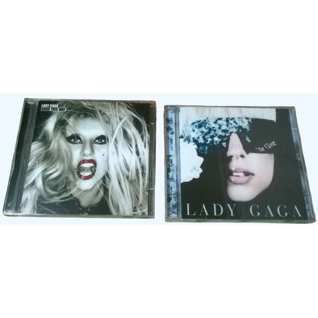 CD LADY GAGA - THE FAME 2008 / LADY GAGA -  BORN THIS WAY 2011 (REMASTERIZADOS FAN-MADE)