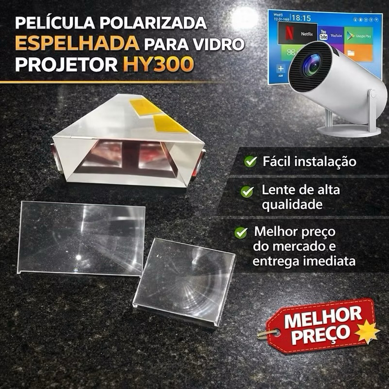 Lentes Originais para Projetor HY300 e HY320