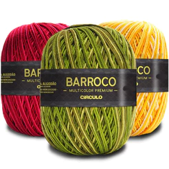 Barroco Multicolor Premium Círculo - Fio 6 200g