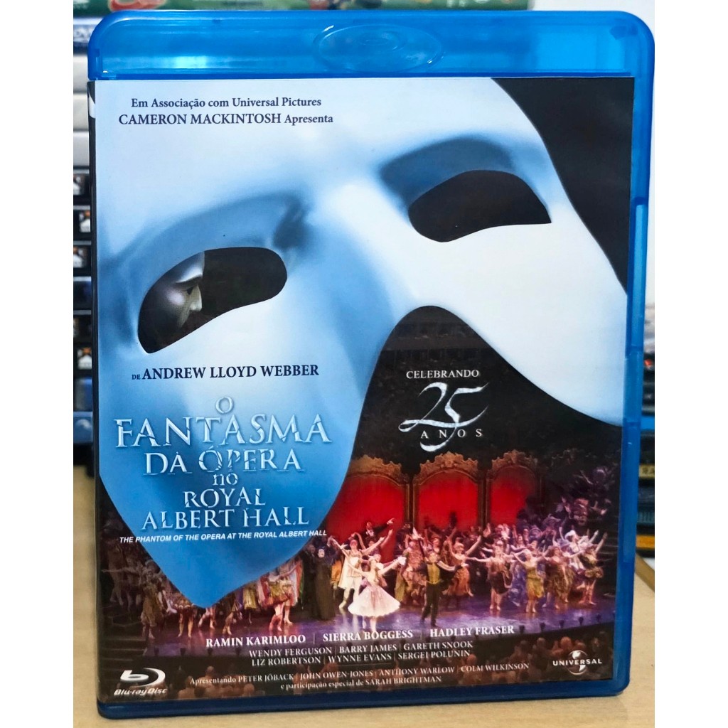Blu-ray O Fantasma Da Ópera No Royal Albert Hall (Original Seminovo)