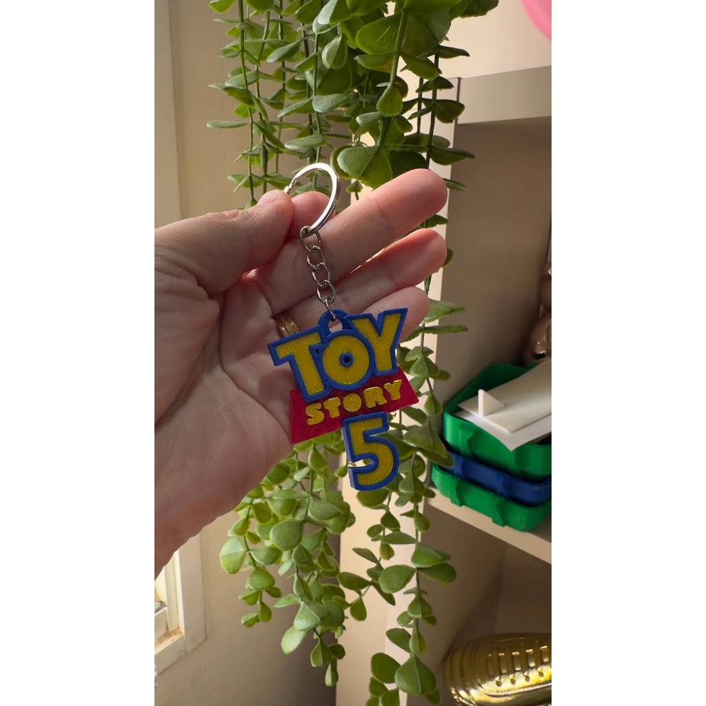 Kit Chaveiros Toy Story Impressão 3D Colecionáveis | Woody, Buzz, Jessie, Tablet