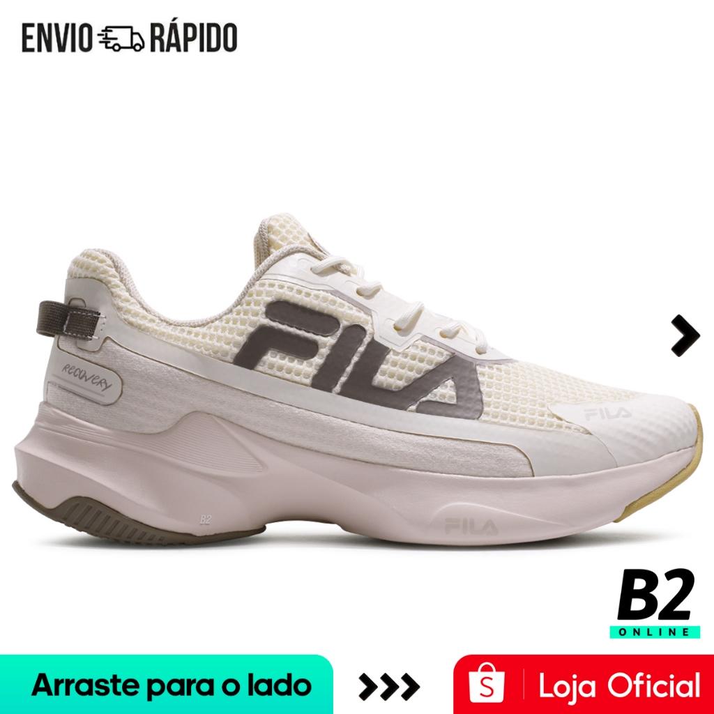Tênis Fila Recovery Bege Feminino Original com Nota Fiscal e Garantia