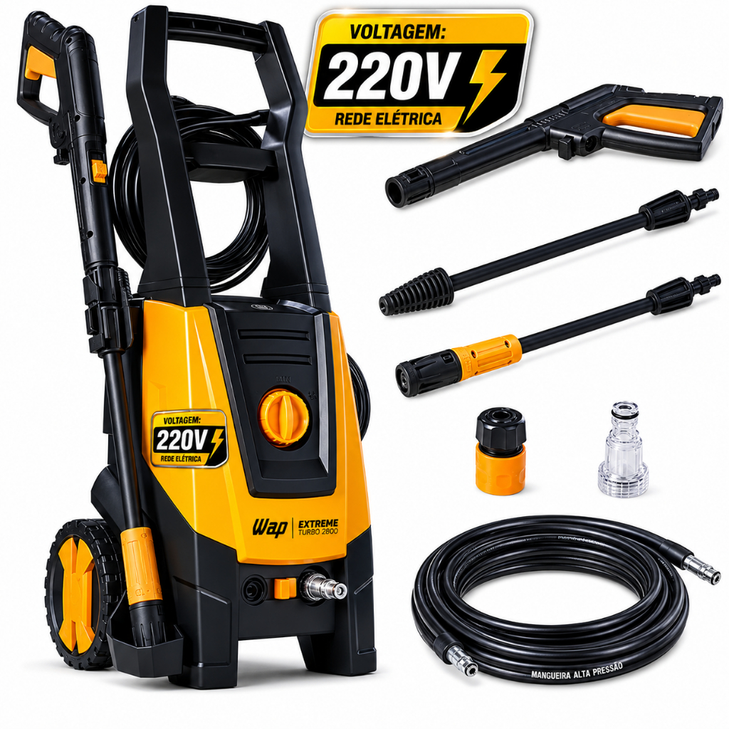 LAVADORA ALTA PRESSAO 1900W 2450PSI EXTREME TURBO 220V WAP