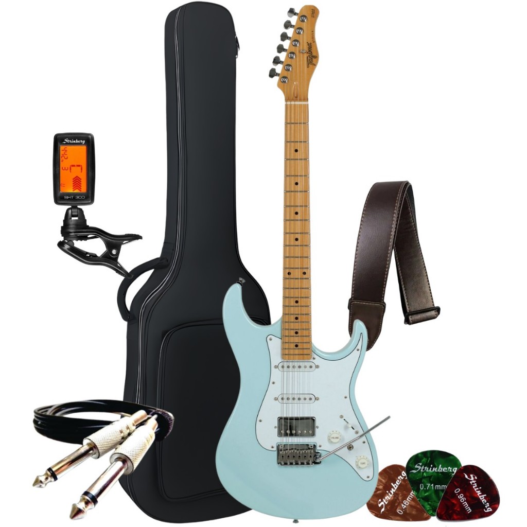 Kit Guitarra Tagima Stella Modern 2S 1H Brazil Series HSS Zaganin + Acessórios