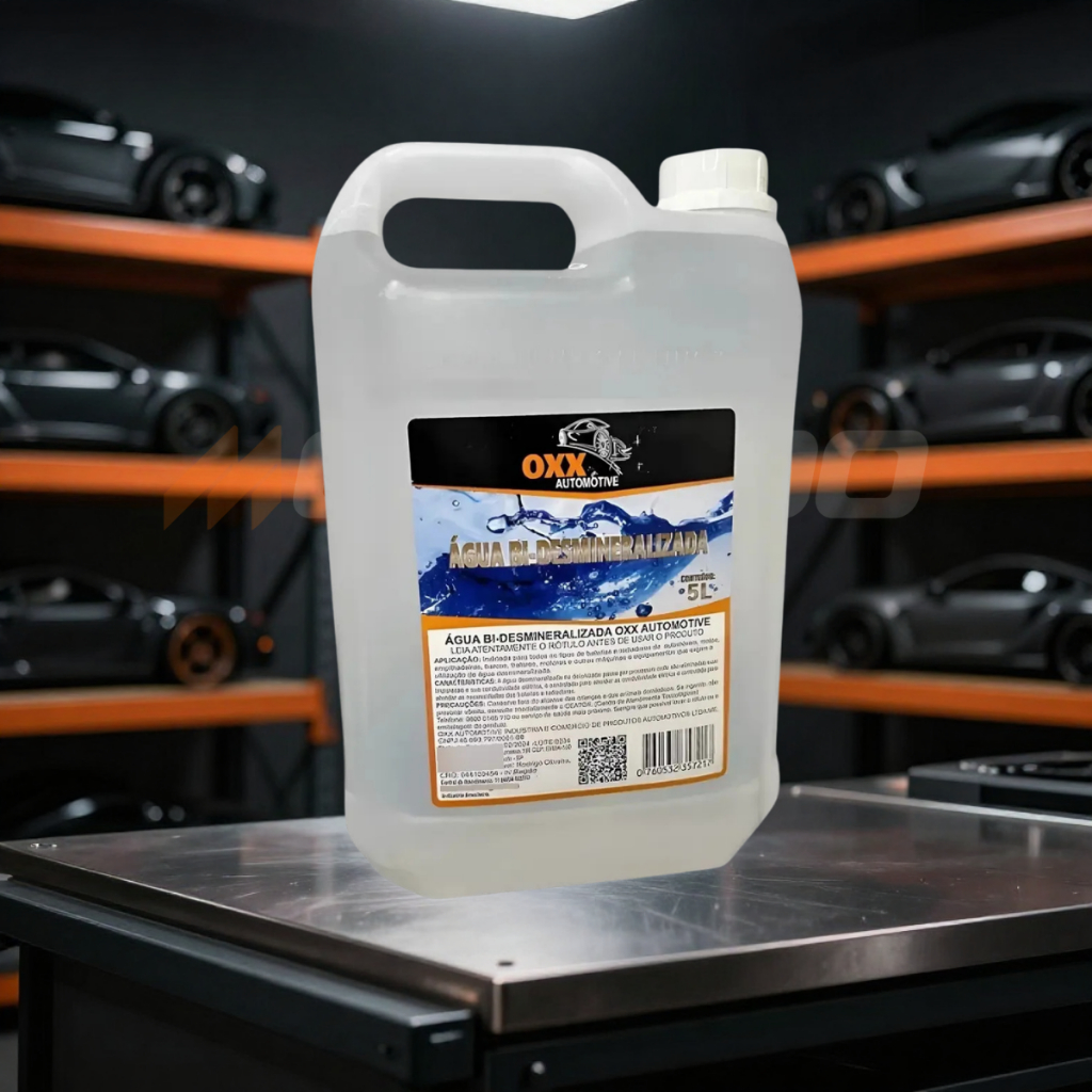 Agua Desmineralizada Oxx 5 Litros Para Radiadores E Bateria