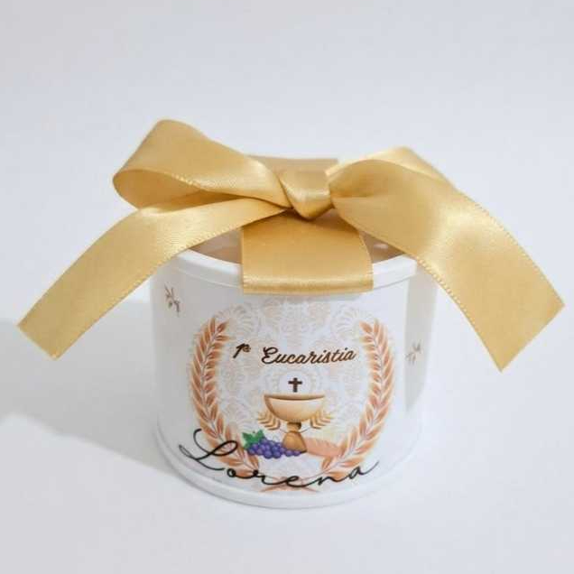 KIT MINI TUBOLATAS PERSONALIZADAS 5X6 -   PRIMEIRA EUCARISTIA / LEMBRANCINHAS/COMUNHÃO / FESTAS / DECORAÇÃO