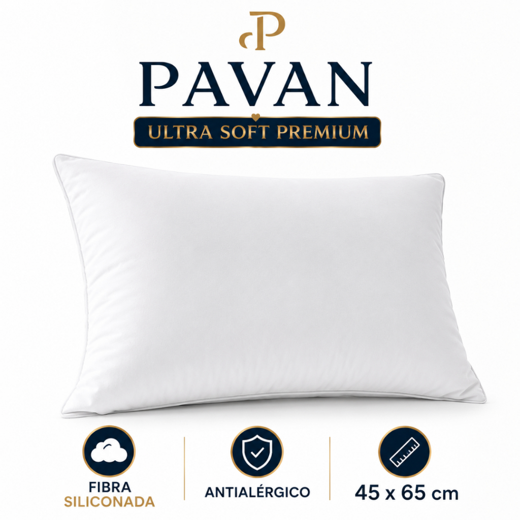 Travesseiro Ultra Soft Premium Macio 45 cm x 65 cm