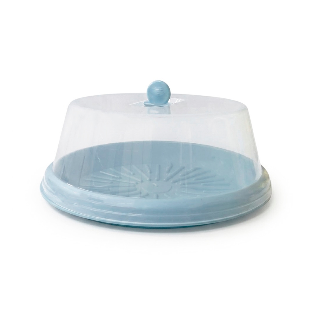 Kit 4 Boleira Prato Com Tampa Suporte De Plástico Para Bolo E Torta Porta Bolo Multiuso Confeitaria