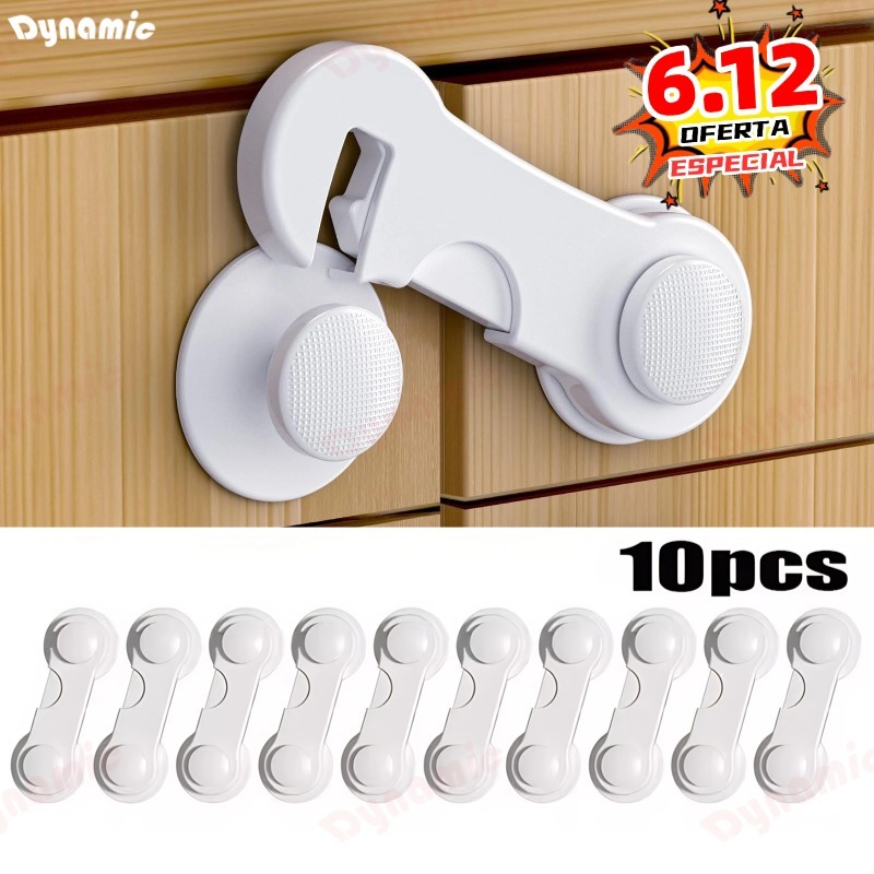 20/10 PCS Trava Gaveta Armário Segurança Protetor Proteção Bebe Kit