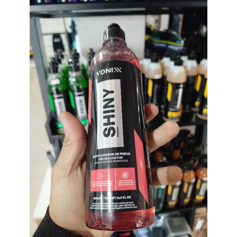 Shiny Vonixx 500ml – Finalizador e Revitalizador de Pneus com Alto Brilho