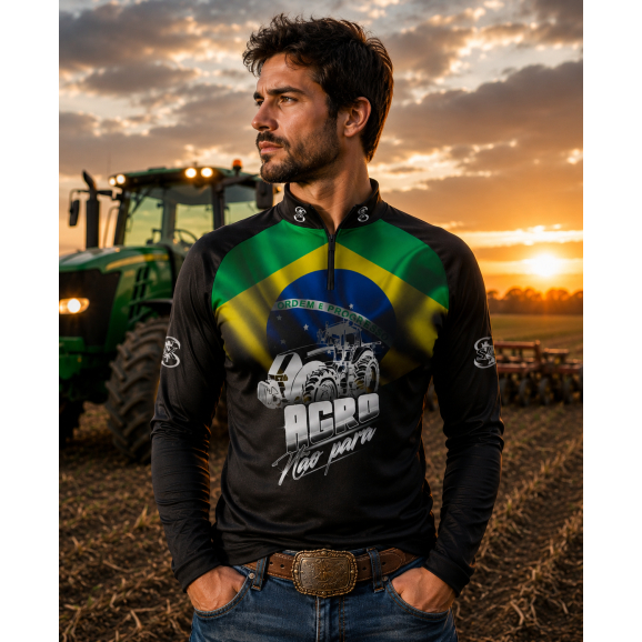 Camisa UV 50+ Masculina - Não desbota - Estampada| Ideal Lazer com Tecnologia de Temperatura Inversa