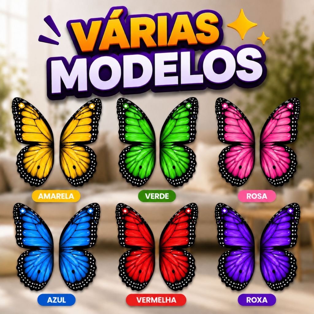 Cartão Borboleta Personalizado para Retrovisor de Carros — imagem 2 de 2