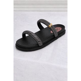 Sandália Feminina Papete Slide com Strass Luxo | Chinelo Feminino Confortável Antiderrapante | 34 ao 39
