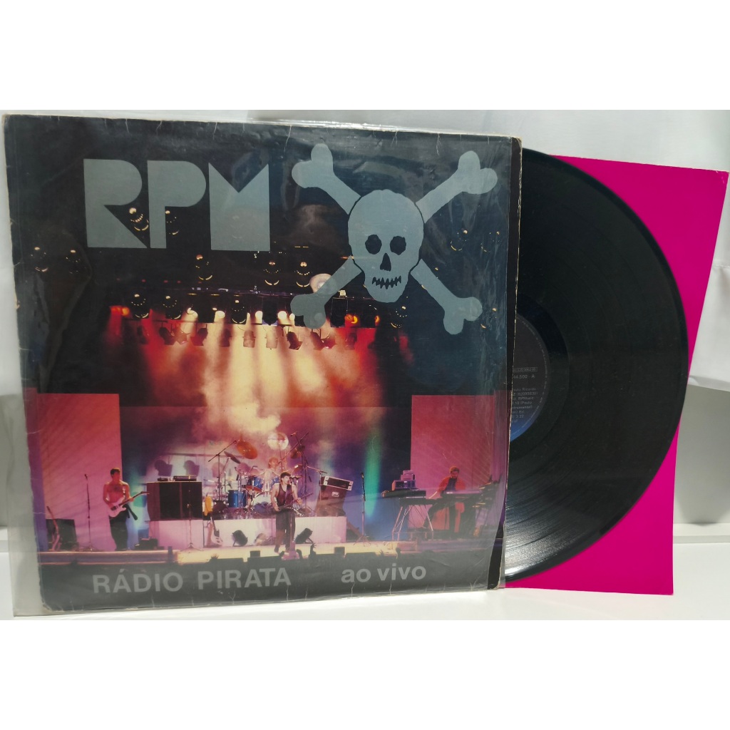 Lp Rpm Rádio Pirata Ao Vivo (Usado)