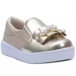 Tênis Slip On Infantil Menina Calce Fácil Moda Casual 11.57