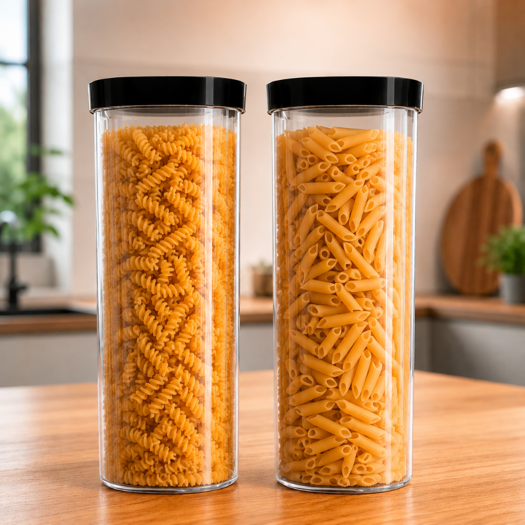 Pote Hermético 2L Transparente Organizador Mantimentos Cozinha Vedação 2000ml