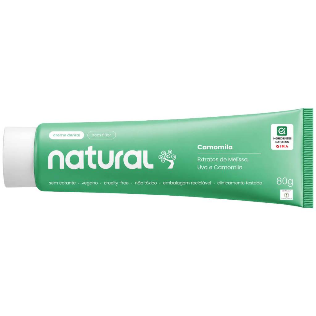 Pasta Dente Vegana Organico Natural Camomila