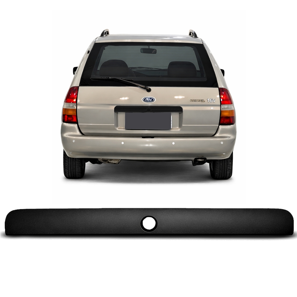 Moldura Porta Malas Escort Sw 97 a 2003 Friso Preto Tampa Traseira