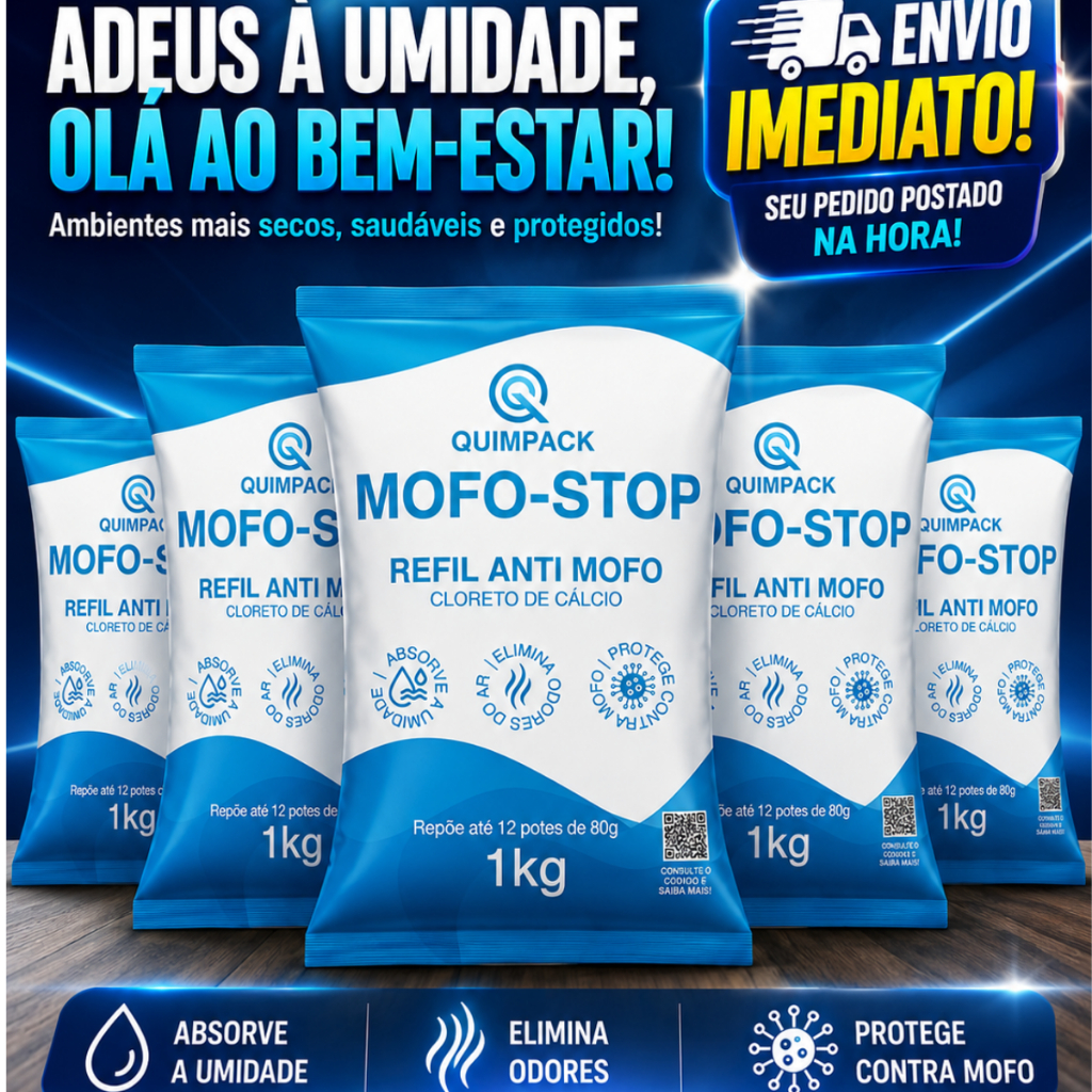 Cloreto de Cálcio Desumidificador Anti Mofo 5kg