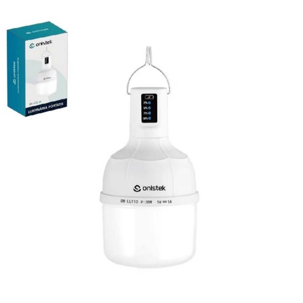 Luminária Portátil Onistek ON-LU109 Recarregável Camping