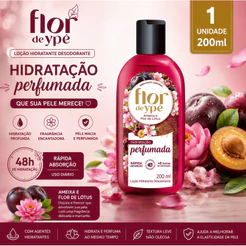 Hidratante Corporal Flor de Ypê 200ml Pele Seca 48h Hidratação