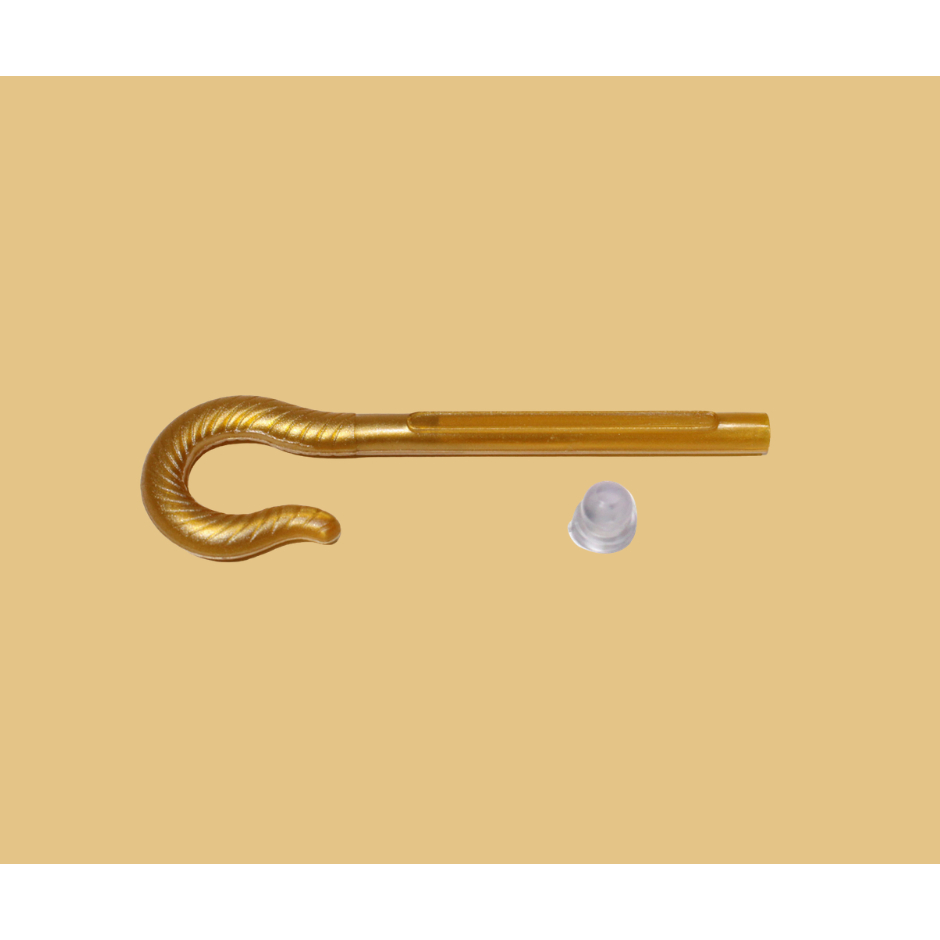 kit 50 Cajado Dourado Porta Oleo Unção Campanha Evangelica