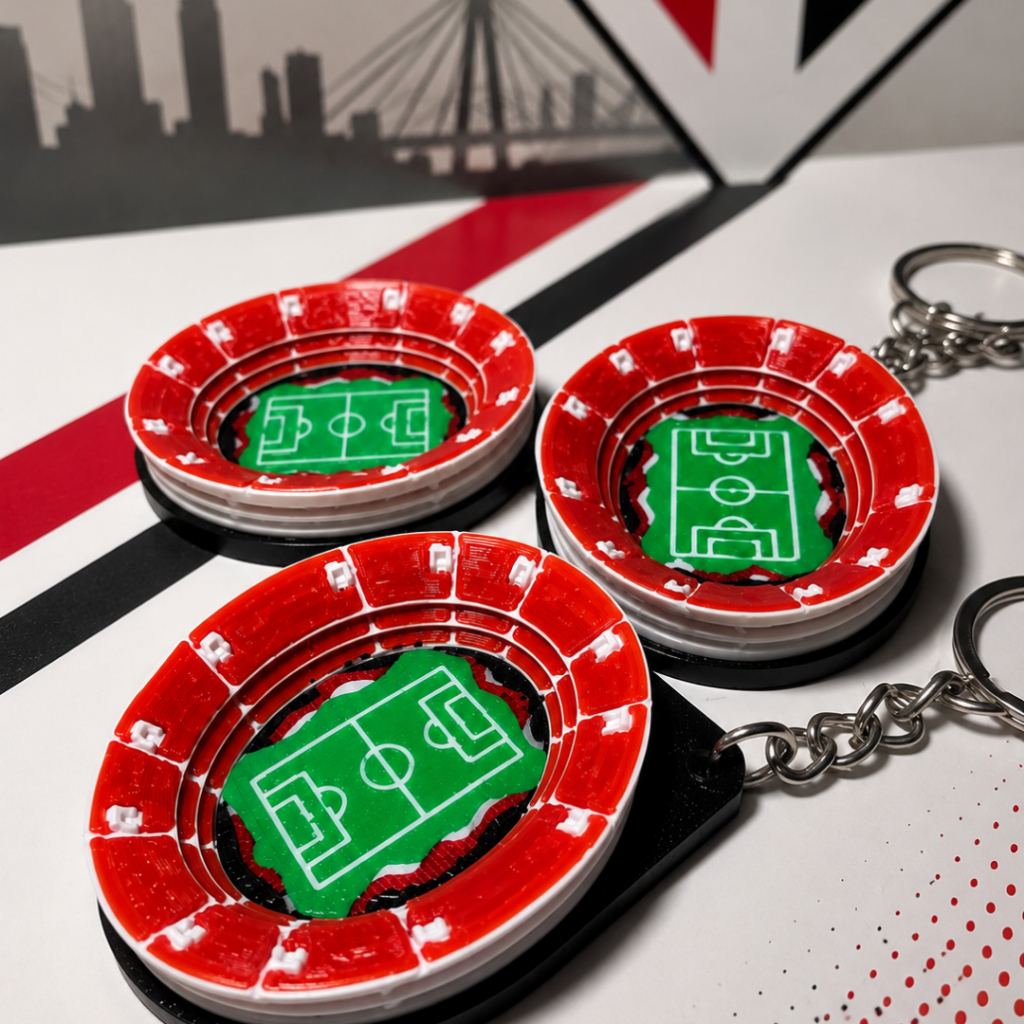 Chaveiro Morumbi 3D Estádio São Paulo | Presente Torcedor Tricolor | Miniatura Estádio