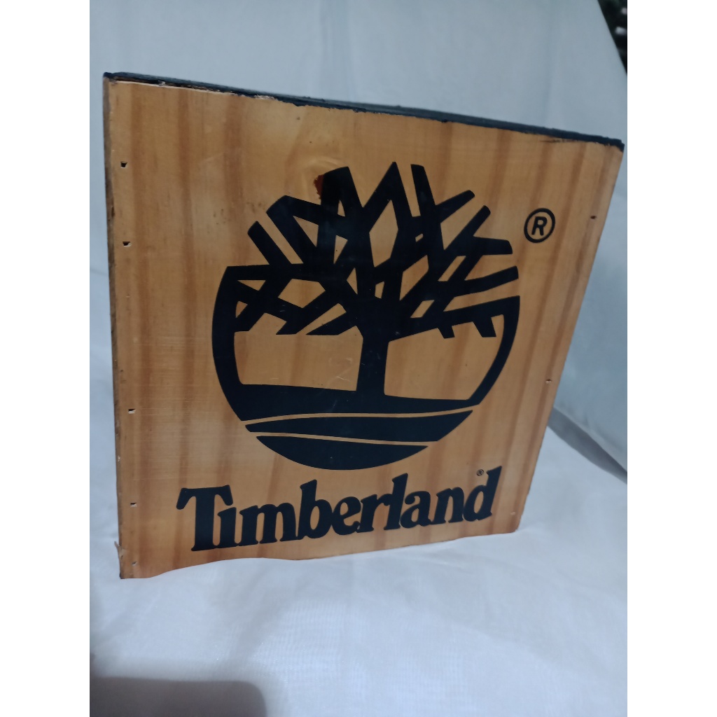 Cubo de Madeira Timberland 21cmx21cm /Ler Descrição
