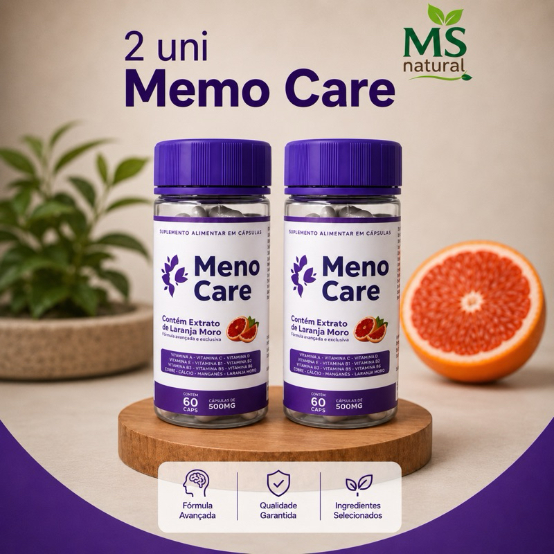 Meno Care 2Uni - 120Caps 500mg | Envio Imediato