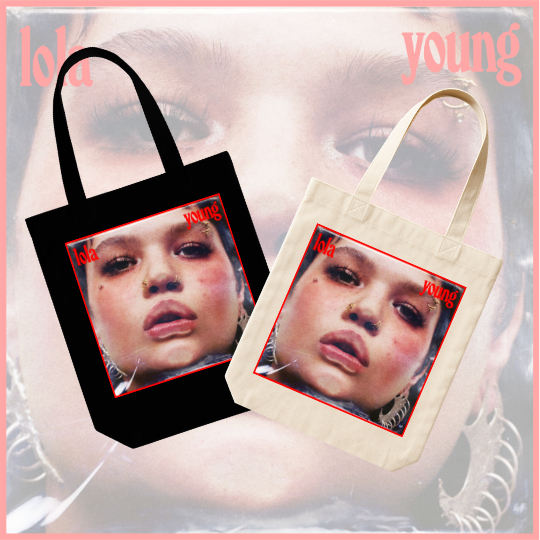 Ecobag Da Cantora Internacional Lola Young Messy l Rock In Rio Show Festival Música l 100% Algodão Cru