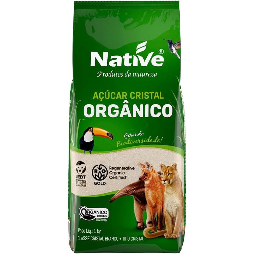 Açúcar Orgânico Cristal Native 1kg