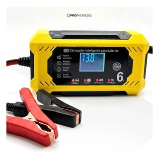Carregador De Bateria Automotiva 12V Inteligente Portátil Partida Veicular Chupeta Rapida Carro Moto