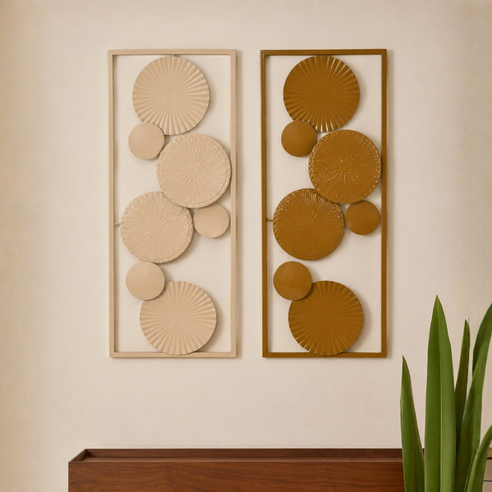 Quadro Escultura De Parede Metal Moderno Decoração Sala Quarto Hall Abstrato Sho