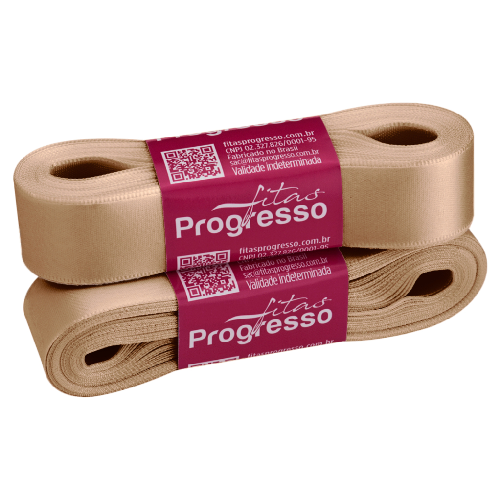 (CF005-10M)Fita de Cetim N.05 Progresso 22mm com 10mts.