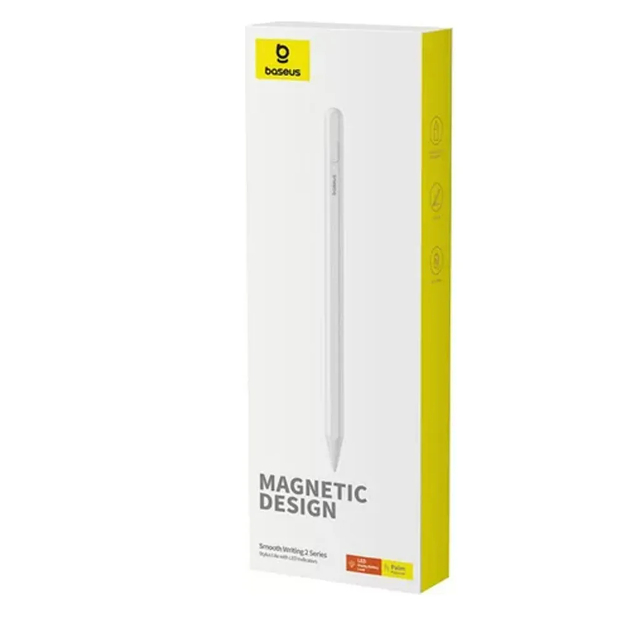 Caneta Ipad Baseus Pencil Smooth Writin Smoooth 2 Stylus Apple IOS Conexão Wireless Rejeição de Palma Magnética Touch