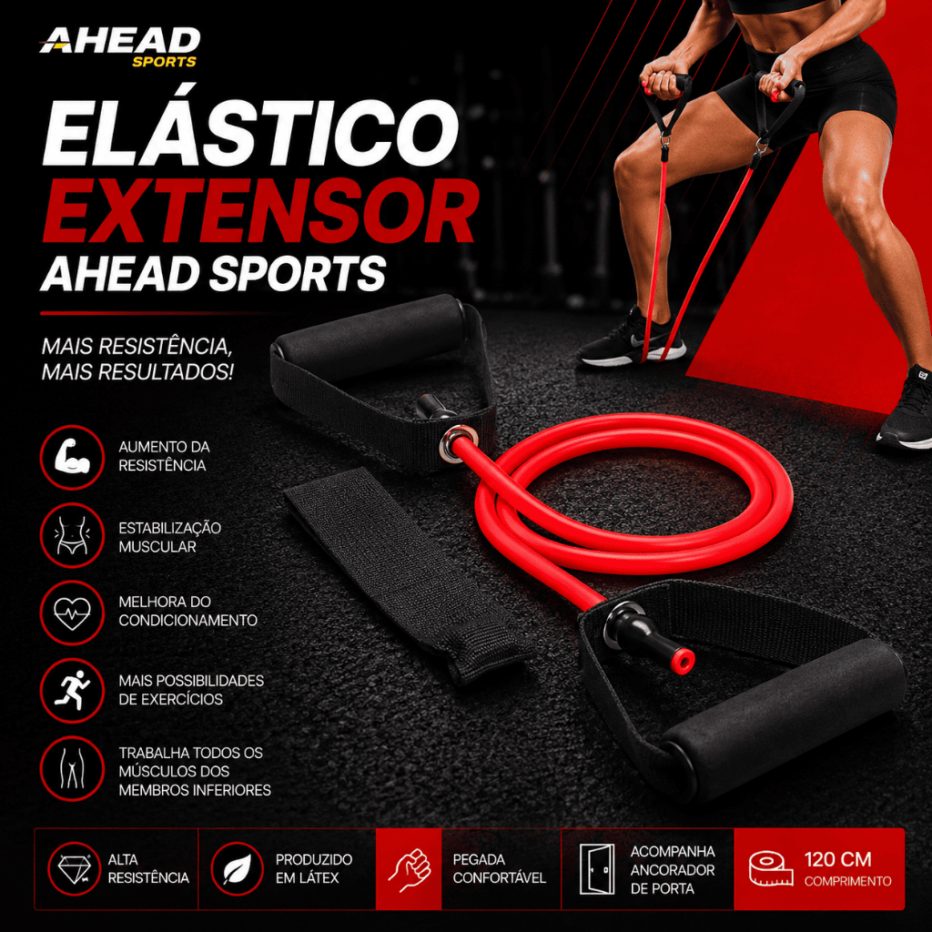 Elastico para Tonificação Membros Inferiores com Pegada